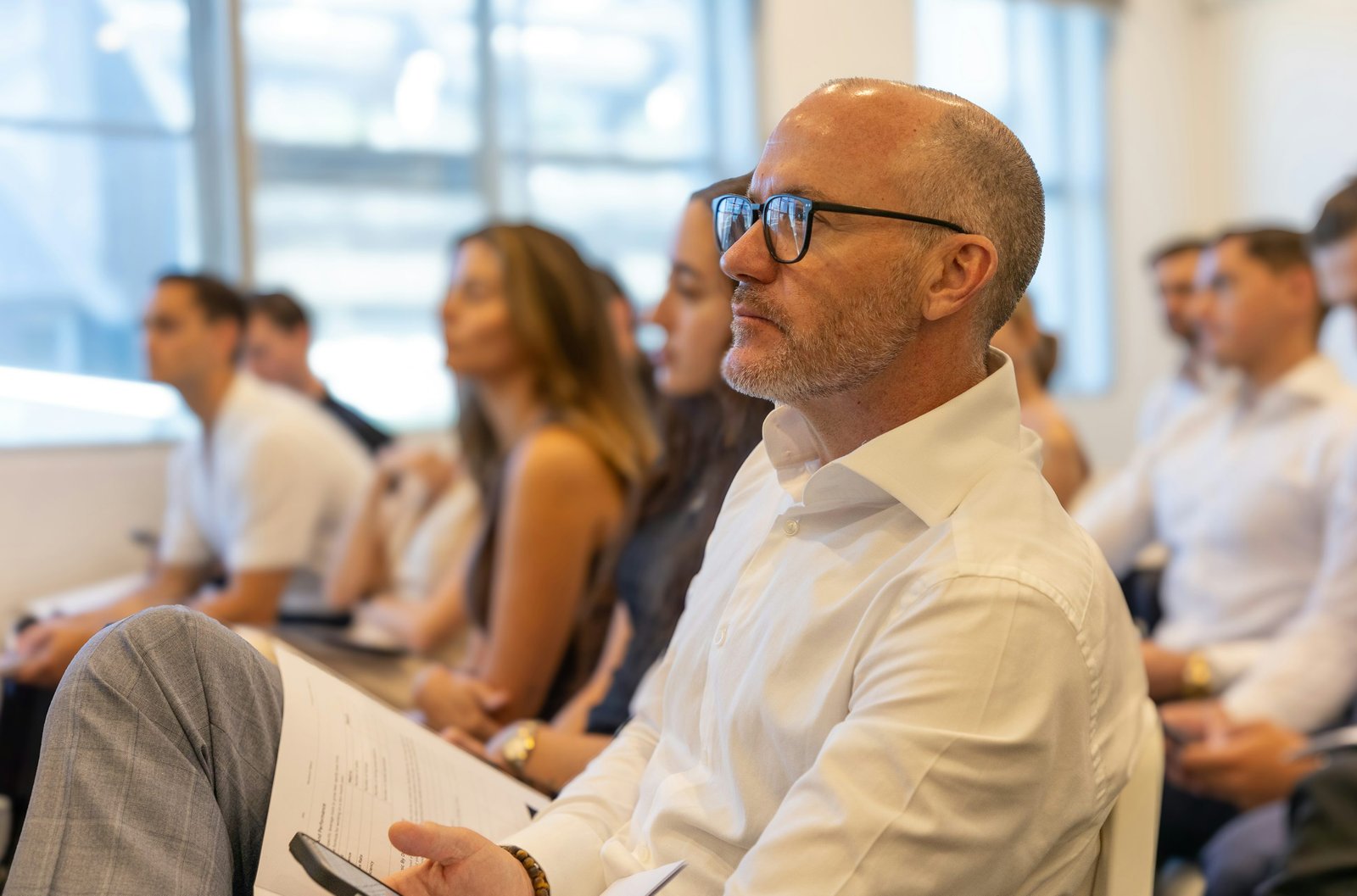 Forum participants collaborating in New York